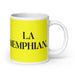 La Memphiana The Memphis Resident Funny Home Office Work Coffee Mug Mexican Spanish Pride Gift White Glossy Cup Yellow Card Mug Mexicada 20 oz