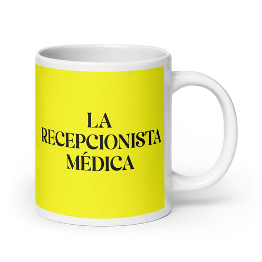 El Inventarista The Inventory Clerk Funny Home Office Work Coffee Mug Mexican Spanish Pride Gift White Glossy Cup Yellow Card Mug Mexicada 20 oz