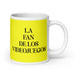 La Fan De Los Videojuegos The Video Game Fan Funny Home Office Work Coffee Mug Mexican Spanish Pride Gift White Glossy Cup Yellow Card Mug Mexicada 20 oz