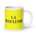 La Seoulense The Seoul Resident Funny Home Office Work Coffee Mug Mexican Spanish Pride Gift White Glossy Cup Yellow Card Mug Mexicada 20 oz