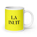 La Inuit The Inuit Funny Home Office Work Coffee Mug Mexican Spanish Pride Gift White Glossy Cup Yellow Card Mug Mexicada 20 oz