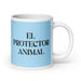 El Protector Animal The Animal Protector Funny Home Office Work Coffee Mug Mexican Spanish Pride Gift White Glossy Cup Sky Blue Card Mug Mexicada 20 oz