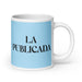 La Publicada The Published One Funny Home Office Work Coffee Mug Mexican Spanish Pride Gift White Glossy Cup Sky Blue Card Mug Mexicada 20 oz