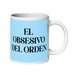 El Obsesivo Del Orden The Order Freak Funny Home Office Work Coffee Mug Mexican Spanish Pride Gift White Glossy Cup Sky Blue Card Mug Mexicada 20 oz