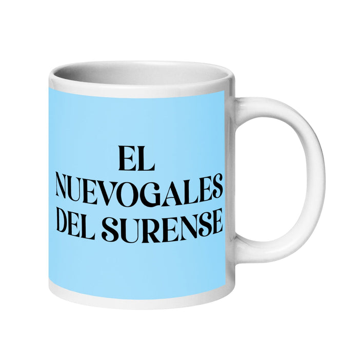 El Nuevogalesdel Surense The New South Welsh Funny Home Office Work Coffee Mug Mexican Spanish Pride Gift White Glossy Cup Sky Blue Card Mug Mexicada 20 oz