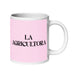 La Agricultora The Farmer Funny Home Office Work Coffee Mug Mexican Spanish Pride Gift White Glossy Cup Light Pink Card Mug Mexicada 20 oz