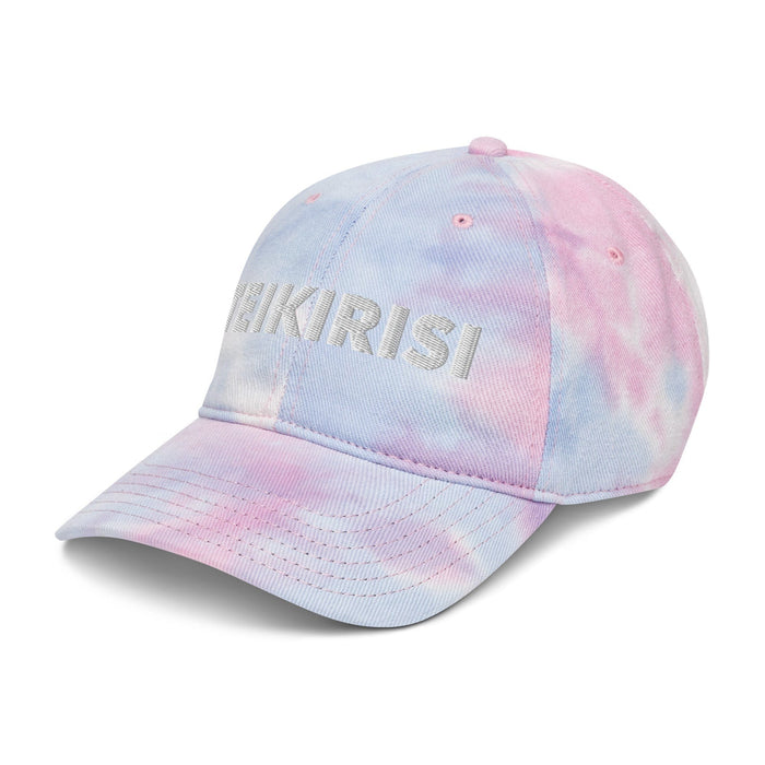 Embroidered Teikirisi - Take It Easy Funny Spanish Saying Phrase Tie Dye Hat Mexicada