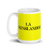 La Queenslandesa The Queenslander Funny Home Office Work Coffee Mug Mexican Spanish Pride Gift White Glossy Cup Yellow Card Mug Mexicada