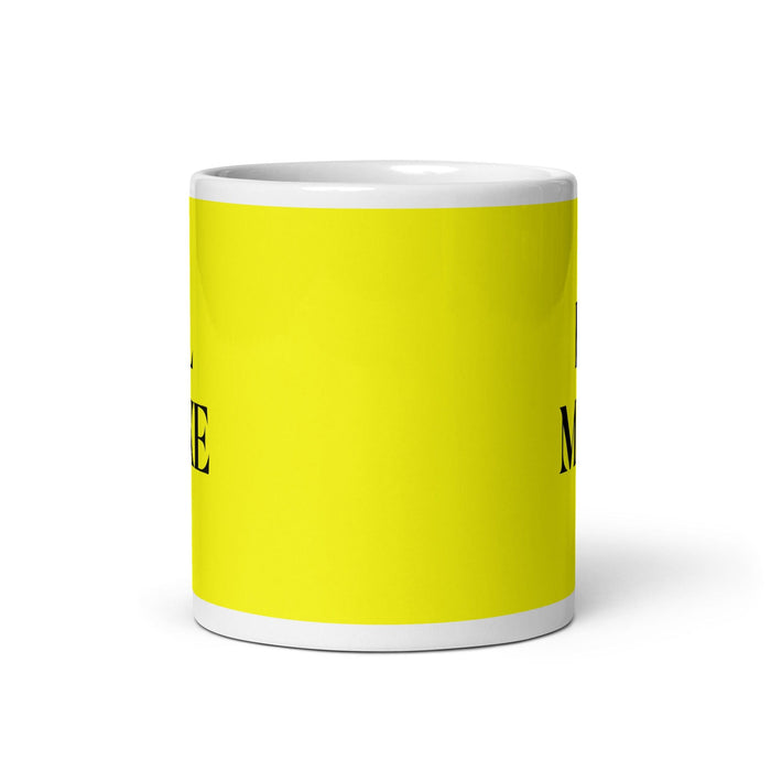 El Mixe The Mixe Funny Home Office Work Coffee Mug Mexican Spanish Pride Gift White Glossy Cup Yellow Card Mug Mexicada