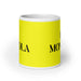 La Mongola The Mongolian Funny Home Office Work Coffee Mug Mexican Spanish Pride Gift White Glossy Cup Yellow Card Mug Mexicada