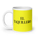 El Taquillero The Ticket Seller Funny Home Office Work Coffee Mug Mexican Spanish Pride Gift White Glossy Cup Yellow Card Mug Mexicada