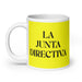 La Junta Directiva The Board Member Funny Home Office Work Coffee Mug Mexican Spanish Pride Gift White Glossy Cup Yellow Card Mug Mexicada