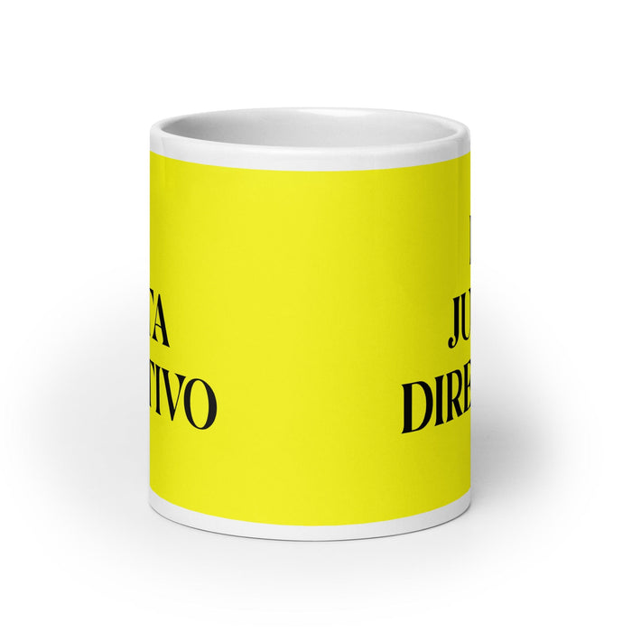 El Junta Directivo The Board Member Funny Home Office Work Coffee Mug Mexican Spanish Pride Gift White Glossy Cup Yellow Card Mug Mexicada