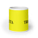 La Triatleta The Triathlete Funny Home Office Work Coffee Mug Mexican Spanish Pride Gift White Glossy Cup Yellow Card Mug Mexicada