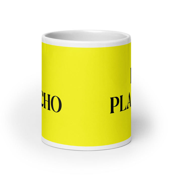 El Plancho The Well-Dressed Funny Home Office Work Coffee Mug Mexican Spanish Pride Gift White Glossy Cup Yellow Card Mug Mexicada