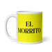 El Morrito The Little Girl/Boy Funny Home Office Work Coffee Mug Mexican Spanish Pride Gift White Glossy Cup Yellow Card Mug Mexicada