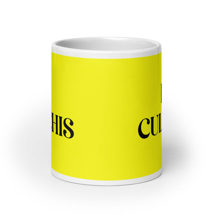 El Culichis The Culiacán Resident Funny Home Office Work Coffee Mug Mexican Spanish Pride Gift White Glossy Cup Yellow Card Mug Mexicada