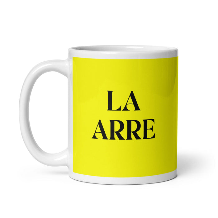 La Arre The Agreeable One Funny Home Office Work Coffee Mug Mexican Spanish Pride Gift White Glossy Cup Yellow Card Mug Mexicada