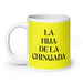 La Hija De La Chingada The Troublesome One Funny Home Office Work Coffee Mug Mexican Spanish Pride Gift White Glossy Cup Yellow Card Mug Mexicada