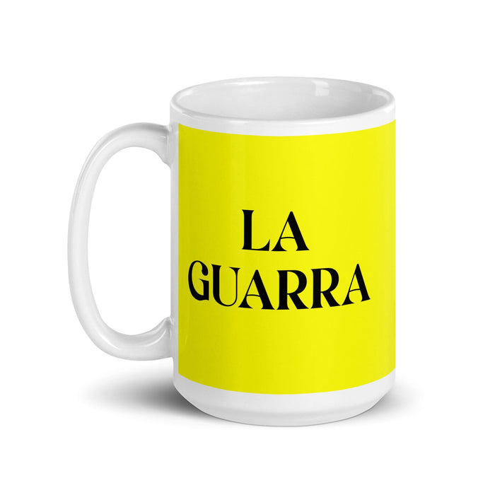 La Guarra The Dirty One Funny Home Office Work Coffee Mug Mexican Spanish Pride Gift White Glossy Cup Yellow Card Mug Mexicada