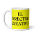 El Director Creativo The Creative Director Funny Home Office Work Coffee Mug Mexican Spanish Pride Gift White Glossy Cup Yellow Card Mug Mexicada