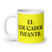 El Educador Infantil The Child Educator Funny Home Office Work Coffee Mug Mexican Spanish Pride Gift White Glossy Cup Yellow Card Mug Mexicada