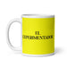 El Experimentador The Experimenter Funny Home Office Work Coffee Mug Mexican Spanish Pride Gift White Glossy Cup Yellow Card Mug Mexicada