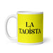 La Taoísta The Taoist Funny Home Office Work Coffee Mug Mexican Spanish Pride Gift White Glossy Cup Yellow Card Mug Mexicada