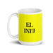 El INFJ The Advocate MBTI Personality Funny Home Office Work Coffee Mug Mexican Spanish Pride Gift White Glossy Cup Yellow Card Mug Mexicada