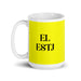 El ESTJ The Executive MBTI Personality Funny Home Office Work Coffee Mug Mexican Spanish Pride Gift White Glossy Cup Yellow Card Mug Mexicada