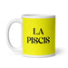 La Piscis The Pisces Funny Home Office Work Coffee Mug Mexican Spanish Pride Gift White Glossy Cup Yellow Card Mug Mexicada