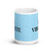 El Vibrante The Vibrant One Funny Home Office Work Coffee Mug Mexican Spanish Pride Gift White Glossy Cup Sky Blue Card Mug Mexicada