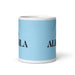 La Albañila The Mason Funny Home Office Work Coffee Mug Mexican Spanish Pride Gift White Glossy Cup Sky Blue Card Mug Mexicada