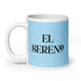 El Sereno The Serene One Funny Home Office Work Coffee Mug Mexican Spanish Pride Gift White Glossy Cup Sky Blue Card Mug Mexicada