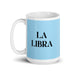 La Libra The Libra Funny Home Office Work Coffee Mug Mexican Spanish Pride Gift White Glossy Cup Sky Blue Card Mug Mexicada