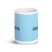 El Desafiante The Challenger (Type 8) Funny Home Office Work Coffee Mug Mexican Spanish Pride Gift White Glossy Cup Sky Blue Card Mug Mexicada