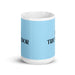 El Triunfador The Achiever (Type 3) Funny Home Office Work Coffee Mug Mexican Spanish Pride Gift White Glossy Cup Sky Blue Card Mug Mexicada