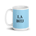 La ISTJ The Logistician MBTI Personality Funny Home Office Work Coffee Mug Mexican Spanish Pride Gift White Glossy Cup Sky Blue Card Mug Mexicada