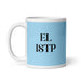 El ISTP The Virtuoso MBTI Personality Funny Home Office Work Coffee Mug Mexican Spanish Pride Gift White Glossy Cup Sky Blue Card Mug Mexicada