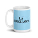 La Neoclásica The Neoclassic Funny Home Office Work Coffee Mug Mexican Spanish Pride Gift White Glossy Cup Sky Blue Card Mug Mexicada