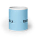 La Minimalista The Minimalist Funny Home Office Work Coffee Mug Mexican Spanish Pride Gift White Glossy Cup Sky Blue Card Mug Mexicada