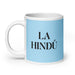 La Hindú The Hindu Funny Home Office Work Coffee Mug Mexican Spanish Pride Gift White Glossy Cup Sky Blue Card Mug Mexicada