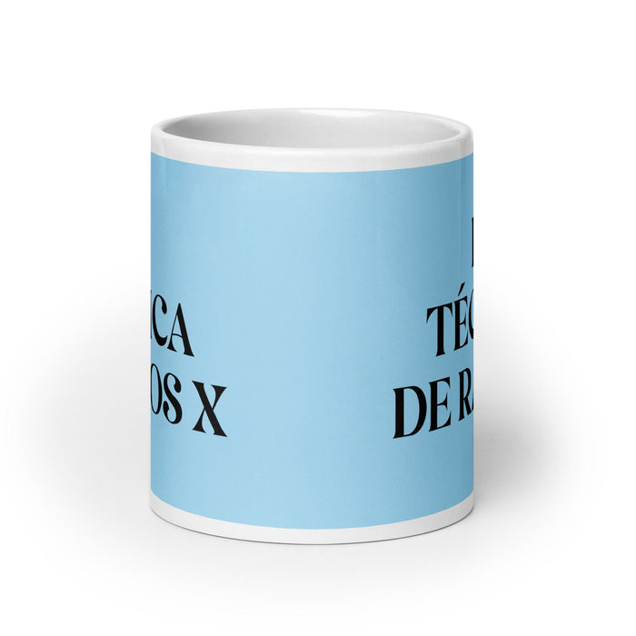 La Técnica De Rayos X The X-Ray Technician Funny Home Office Work Coffee Mug Mexican Spanish Pride Gift White Glossy Cup Sky Blue Card Mug Mexicada