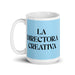 La Directora Creativa The Creative Director Funny Home Office Work Coffee Mug Mexican Spanish Pride Gift White Glossy Cup Sky Blue Card Mug Mexicada