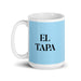 El Tapa The Tapas Lover Funny Home Office Work Coffee Mug Mexican Spanish Pride Gift White Glossy Cup Sky Blue Card Mug Mexicada