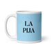 La Pija The Snob Funny Home Office Work Coffee Mug Mexican Spanish Pride Gift White Glossy Cup Sky Blue Card Mug Mexicada