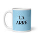 La Arre The Agreeable One Funny Home Office Work Coffee Mug Mexican Spanish Pride Gift White Glossy Cup Sky Blue Card Mug Mexicada