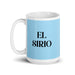 El Sirio The Syrian Funny Home Office Work Coffee Mug Mexican Spanish Pride Gift White Glossy Cup Sky Blue Card Mug Mexicada