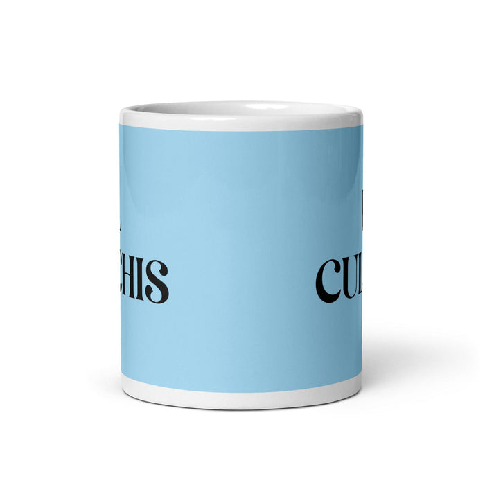 El Culichis The Culiacán Resident Funny Home Office Work Coffee Mug Mexican Spanish Pride Gift White Glossy Cup Sky Blue Card Mug Mexicada