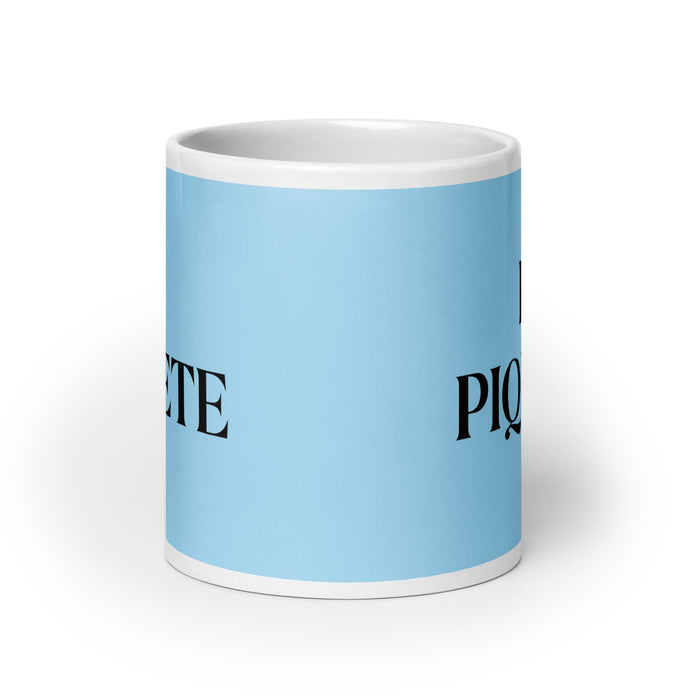 El Piquete The Picky One Funny Home Office Work Coffee Mug Mexican Spanish Pride Gift White Glossy Cup Sky Blue Card Mug Mexicada